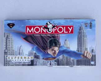 79 MonopolySupermanReturnsCollectorsEditionBoardGame