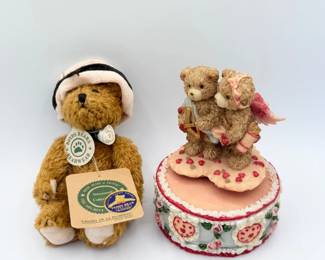 101 BoydsBearBearwearVintageTeddyBearMusicBox
