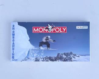91 MonopolySnowboardingEditionBoardGame