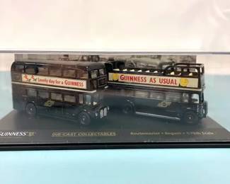 Guinness Die Cast Double Decker Busses 176th Scale
