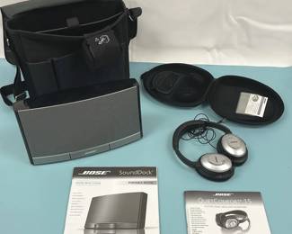 Bose SoundDock And Acoustic Noise Canceling Headphones
