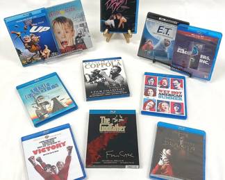 Blu Ray DVDs Including The Godfather, ET And More