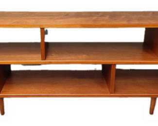 Ashlyn MCM inspired Walnut Bookcase