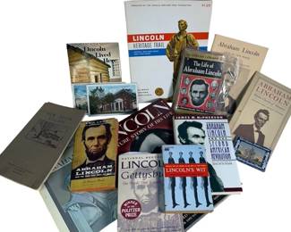 Lincoln Lot, Books, Pamphlets, Postcards