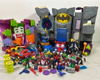 Marvel And DC Figures, Playsets, Vehicles