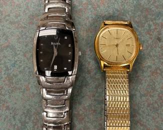 Bulova and Timex Watches