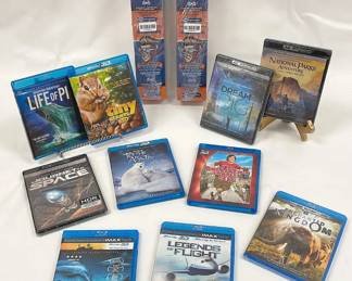 3D Blu Rays And 3D Glasses