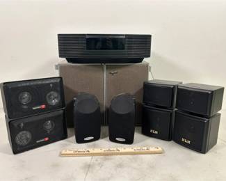Bose Wave CD Radio and Assorted Speakers