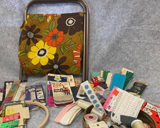 Sewing Hamper Basket And Notions