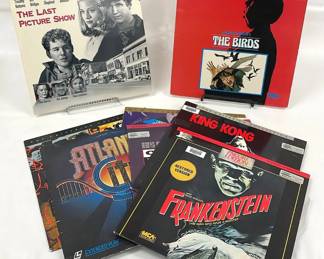 Laserdiscs Lot 3 Including The Birds, The Last Picture Show And More