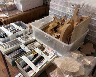 Small and Large Wood Craft Items