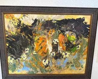 "The Garden Refuses to Be Quiet" Oil 