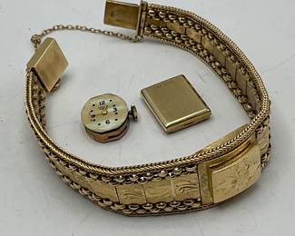 14k Gold Sellita Watch 37.95 grams