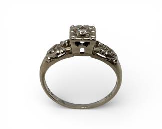 Art Deco 14k Gold w/Diamond