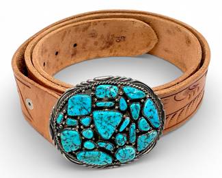 Gilbert Adeky Sterling Silver & Turquoise