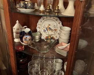 Tea sets and porcelain