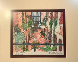 M. Barrett Water Color Old Market