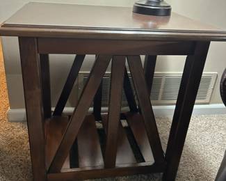Wood Accent Side Table