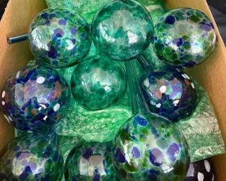 Glass Watering Globe Gardening Stakes by Allen Roth