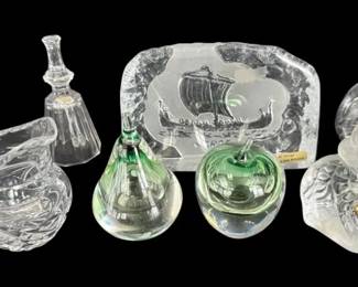 Fenton Glass Angel with August Birthstone, Art Glass Paperweights, More