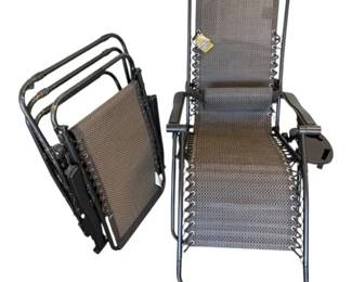 2 Guidesman Zero Gravity Loungers With Detachable Trays
