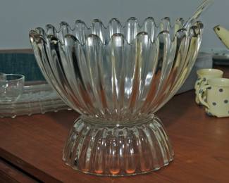 3 PC PUNCH BOWL SET
