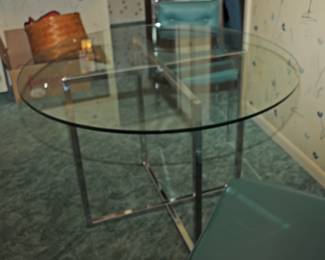 MCM Chrome Glass BRODY Table