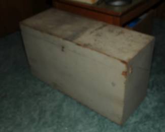 LARGE WOOD SHIPPING BOX