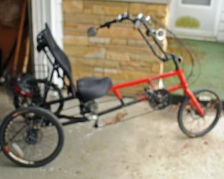 SUN AX RECUMBANT 3 WIHEEL BIKE
