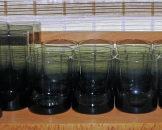 Smoke Scandinavian Old Fashioned Glass Tumblers