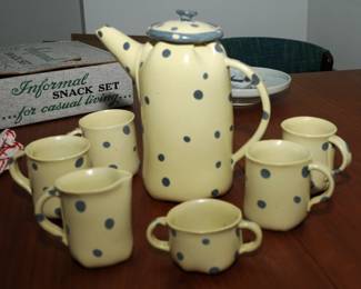 STUDIO POTTERY COFFEE SET