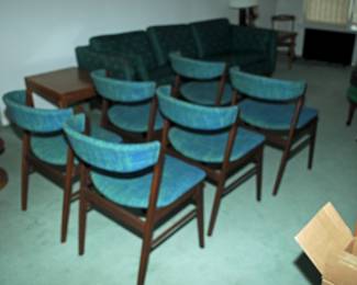 DUX Dining Chairs, Set of 6