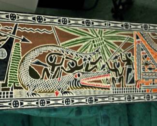 YAP ISLAND BOARD CARVING 