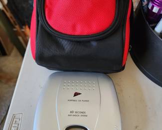 Cd player with a carrying case