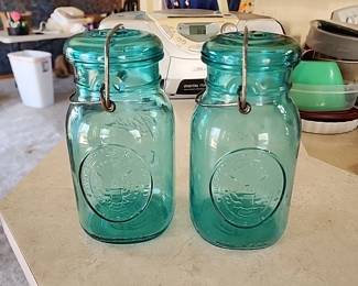  Bicentennial Blue Jars