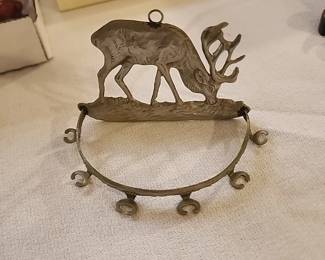 Vintage Elk spoon holder