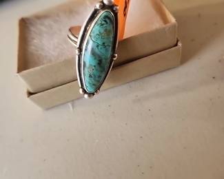 Sterling and turquoise 