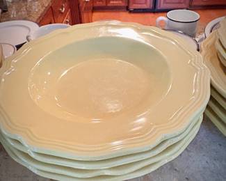 Williams Sonoma yellow stoneware