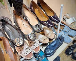 Women’s shoes - most size 9 - Tori Burch, Donald Pliner, Gentle Souls Kenneth Cole, Stuart Weitzman, Mephisto, Eileen Fisher, Cole Haan