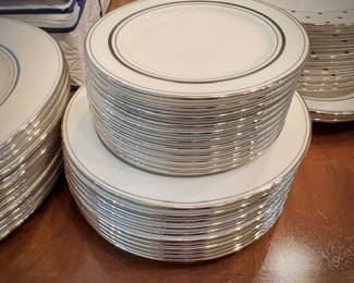 Kate Spade “Larabee Road Platinum” china by Lenox (many never used)