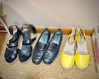 Women’s shoes - most size 9 - Tori Burch, Donald Pliner, Gentle Souls Kenneth Cole, Stuart Weitzman, Mephisto, Eileen Fisher, Cole Haan