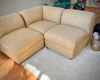 Mid-century 3-piece modular seating