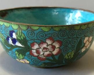 cloisonne enamel bowl