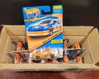 RARE FACTORY CASE OF 2000 TIDE RACING HOTWHEELS SET