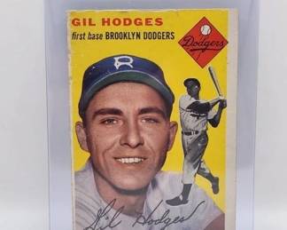 1954 TOPPS GILL HODGES