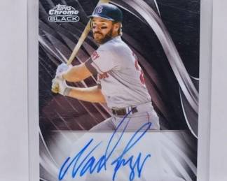 WADE BOGGS AUTOGRAPHED CARD
