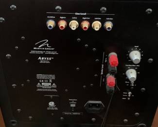 MartinLogan Abyss powered subwoofer -unused Originally retailed around ~$800–$1,000 and its yours for only $350.00