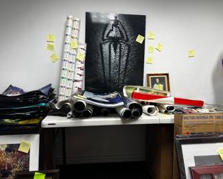 Posters, Limited Prints, Framed Art, Comic-Con Collectibles & Sci-Fi Memorabilia  Large mixed collection from a long-time creative office and convention attendee.  Includes:  • Sci-Fi & Fantasy posters • Star Trek and other genre artwork • Michael Whelan / Davis Ward style limited prints • Signed framed prints • Comic-Con collectible bags (multiple years) • Sports posters • Animal & wildlife prints • Theater / film posters • Plastic rolled posters (various sizes) • Framed and unframed canvas and paper prints • Decorative collectible plates and pop-culture items  Many pieces professionally framed. Several signed and limited edition works. Condition ranges from excellent framed display pieces to rolled poster stock.  Great for collectors, genre fans, decorators, comic shop owners, or resale.  Bundle pricing available