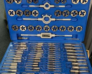 ABN 110-Piece Tap and Die Set SAE & Metric Threading Kit w/ Case Complete price $55.00