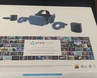 HTC Vive Pro Full VR Kit Complete – Headset, 2 Base Stations, 2 Controllers – Excellent HTC Vive Pro Full VR System – Complete Kit This is a complete HTC Vive Pro virtual reality system in excellent condition. Lightly used, $600.00